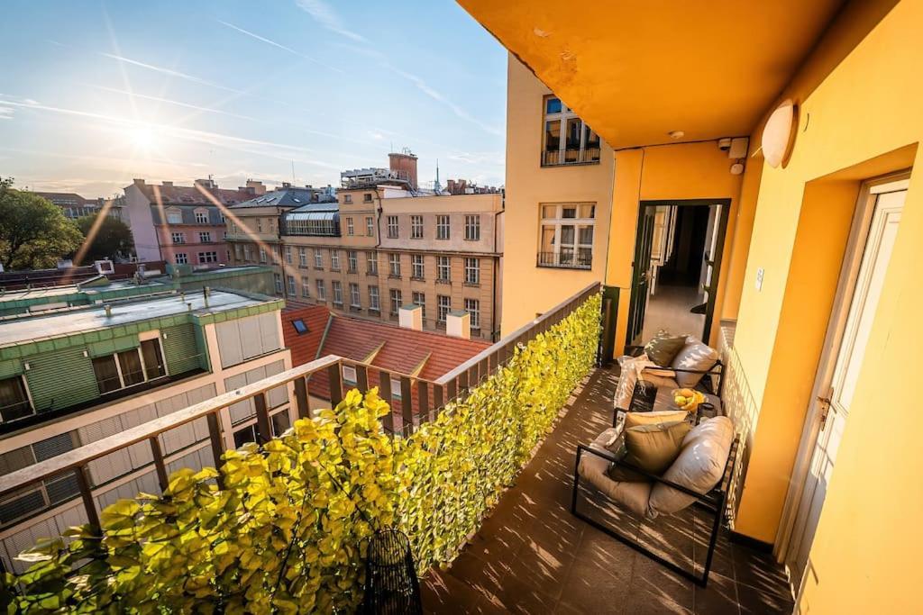 4br & 2,5bath Heritage Panorama With Terrace Appartamento Praga